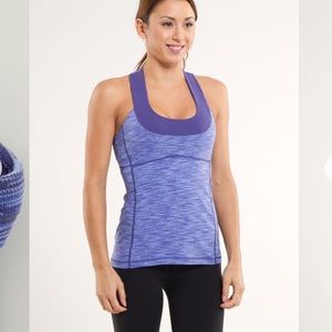 Lululemon Scoop neck tank in periwinkle purple, size 8